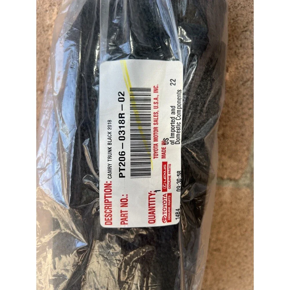 2018-2024 Toyota Camry TRD Oem Carpet Trunk Mat (ONLY) PT206-0318S-02 NEW - Picture 2 of 3